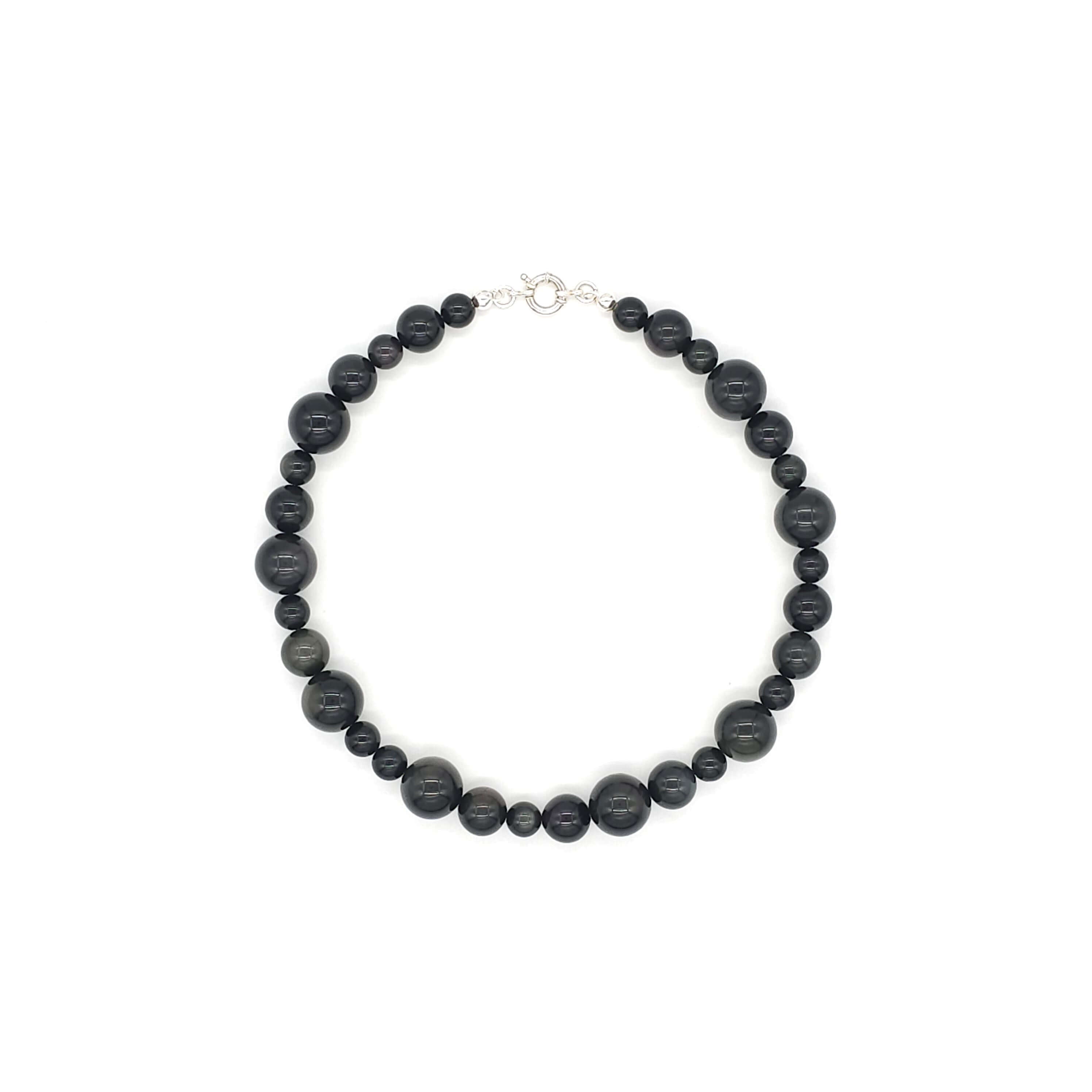 Giza: Rainbow Obsidian top view