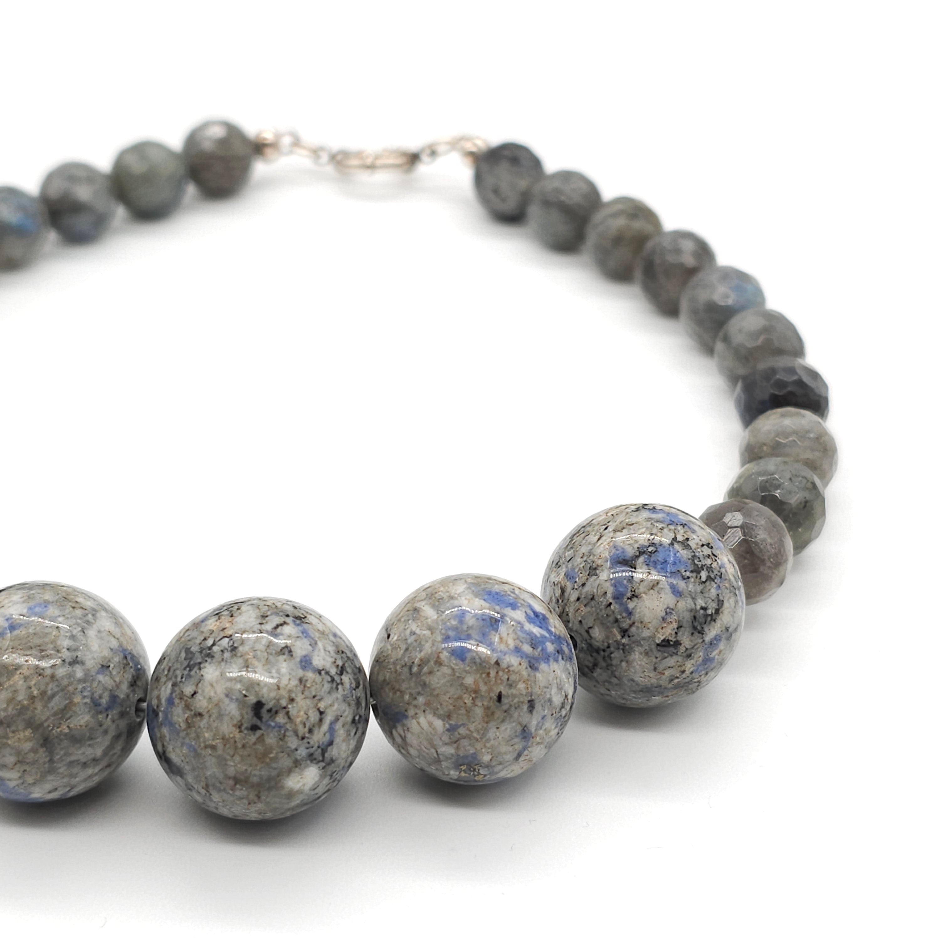 Jivu: Sodalite, Labradorite right view